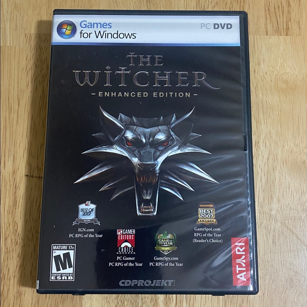 VINTAGE PC Games for MS Windows--The Witcher Enhanced Edition